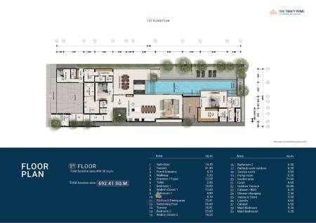 4 Bed 4 Bath  692.41 SQ.M The Trinity Prime