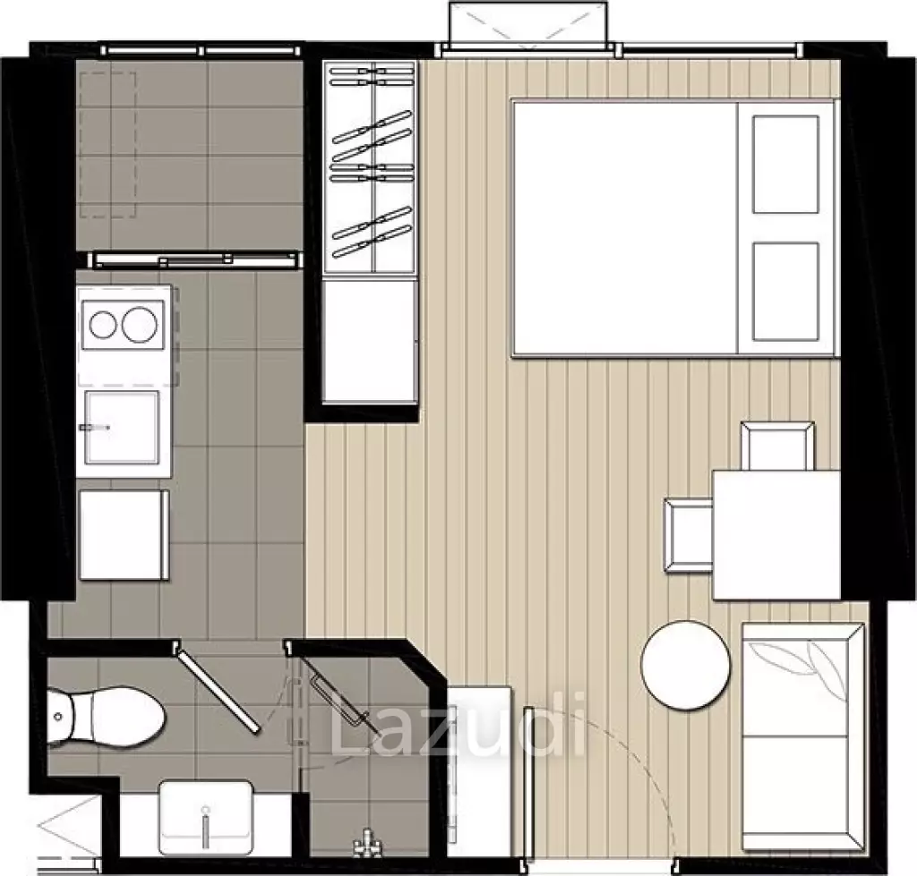 Studio 1 Bath 24 SQ.M Ashton Chula-Silom
