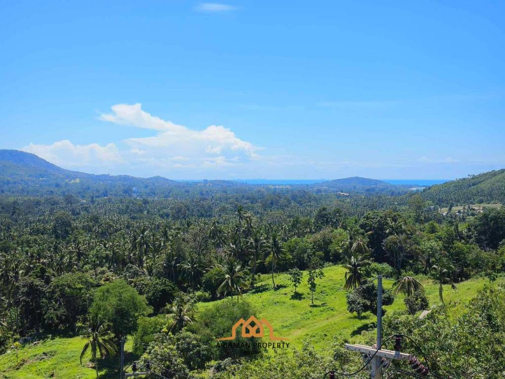 Completed Spacious Ocean View Villa in Bophut