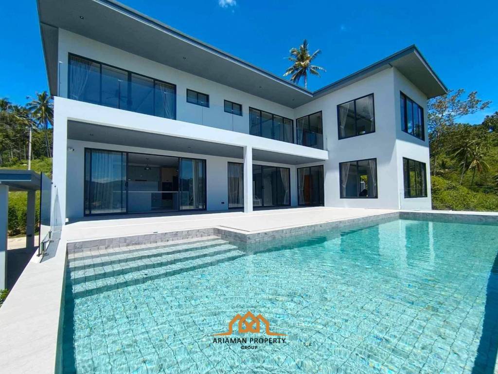 Completed Spacious Ocean View Villa in Bophut