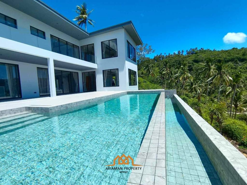 Completed Spacious Ocean View Villa in Bophut