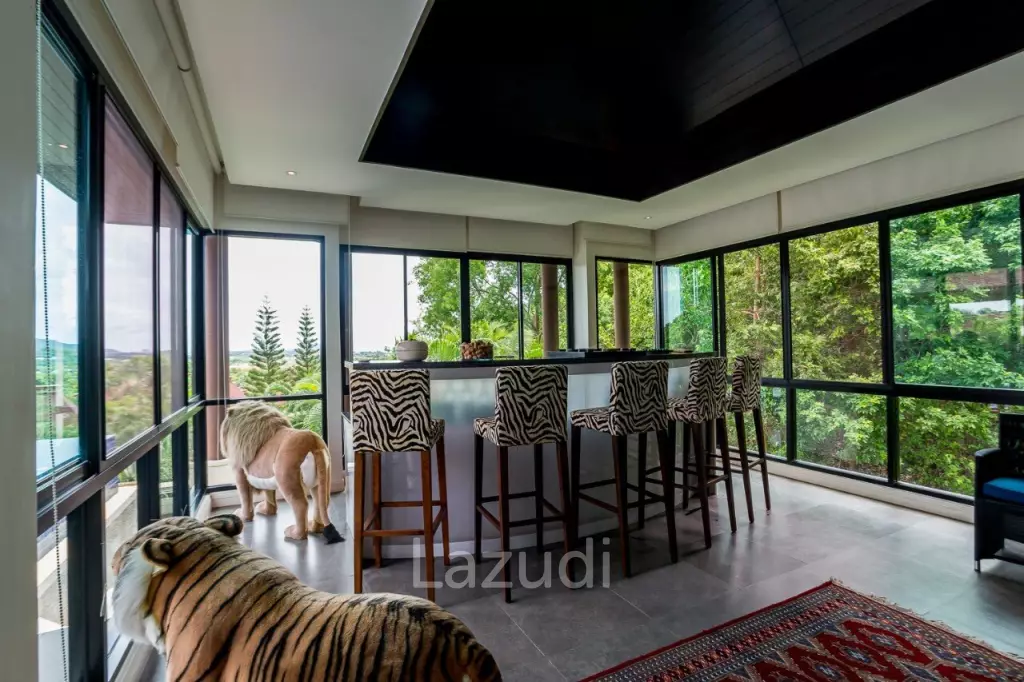 One Of A Kind Mountainside Sea View Villa - Estate For Sale in Khao Tao