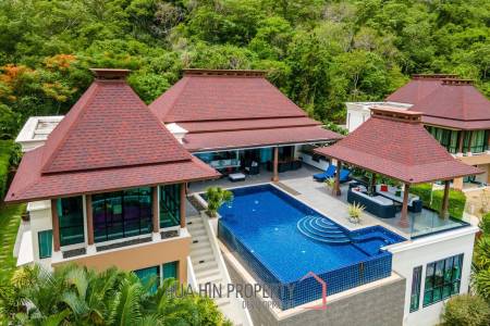 One Of A Kind Mountainside Sea View Villa - Estate For Sale in Khao Tao