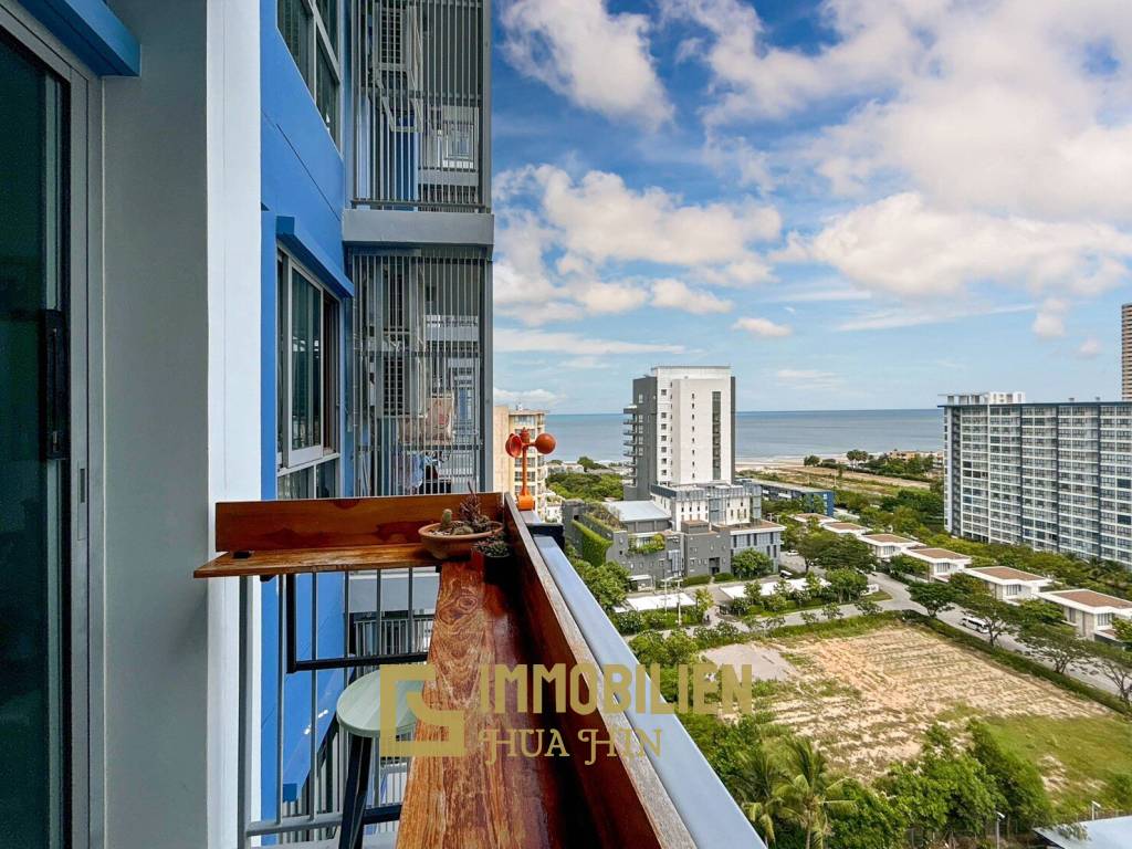 Baan Thew Talay Blue: 1-Schlafzimmer-Eigentumswohnung mit Meerblick