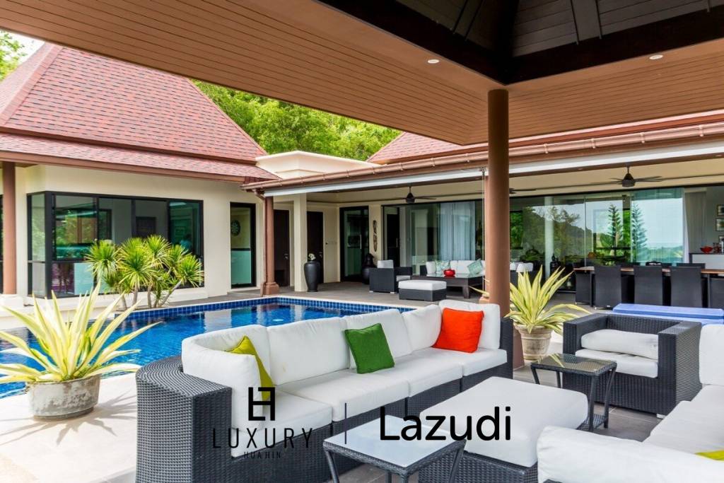 One Of A Kind Mountainside Sea View Villa - Estate For Sale in Khao Tao