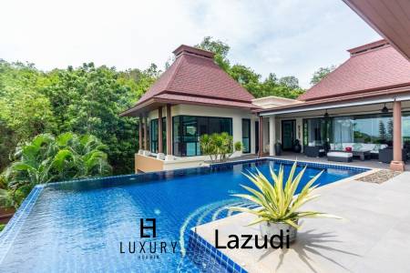 One Of A Kind Mountainside Sea View Villa - Estate For Sale in Khao Tao