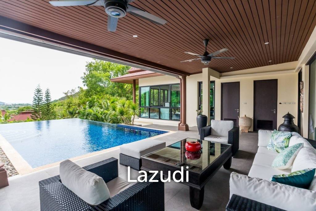 One Of A Kind Mountainside Sea View Villa - Estate For Sale in Khao Tao