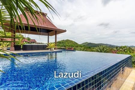 One Of A Kind Mountainside Sea View Villa - Estate For Sale in Khao Tao