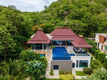 One Of A Kind Mountainside Sea View Villa - Estate For Sale in Khao Tao