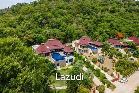 One Of A Kind Mountainside Sea View Villa - Estate For Sale in Khao Tao