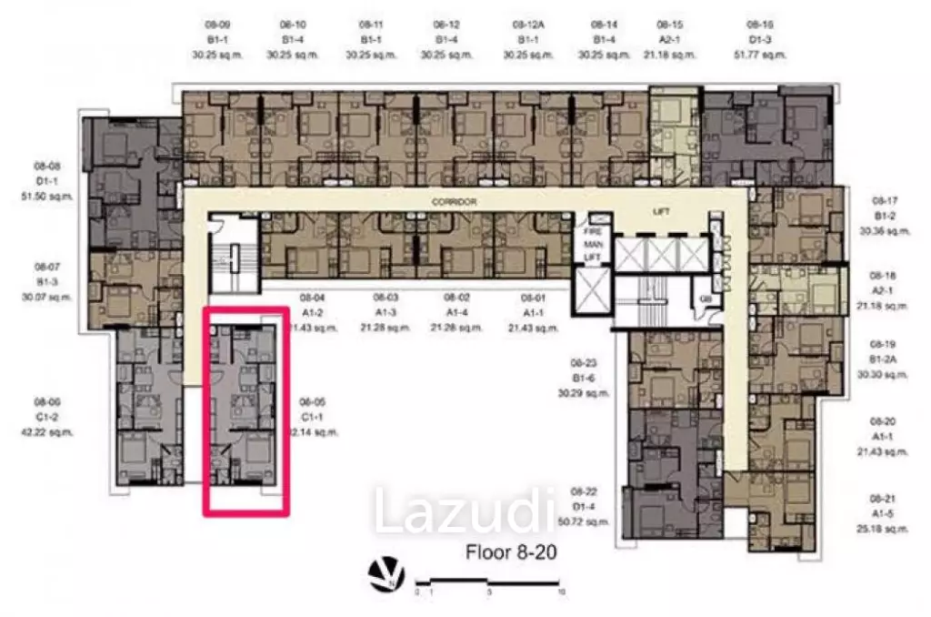 2 Bed 1 Bath 43 SQ.M Ideo Mobi Sathorn