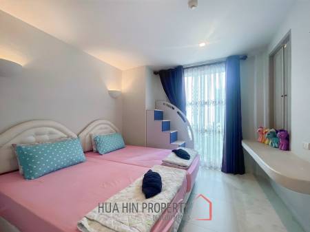 Chelona : 2 Bed Beachfront Condo Pool View