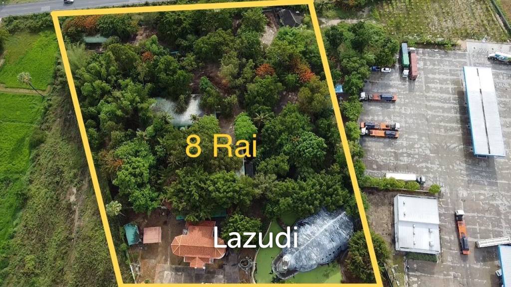 Peaceful Land Plot (8 Rai) : Cha Am