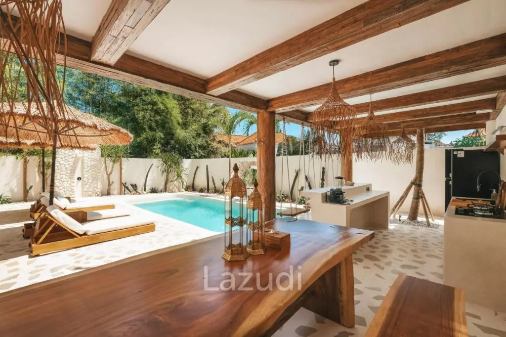 For Sale 4-Bedroom Mediterranean Villa in Pererenan