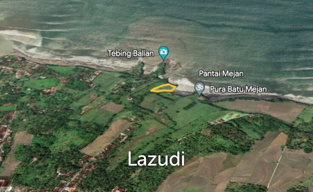 Spectacular Beachfront Land for Sale in Balian Beach, Tabanan