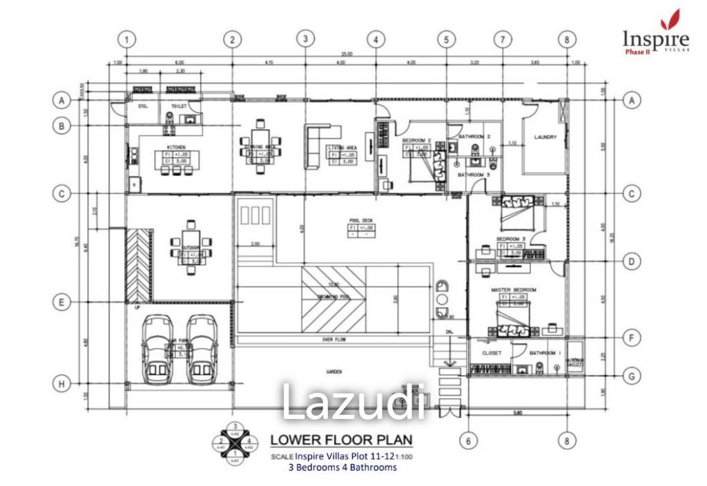 Bed 2 Bath 190 SQ.M Inspire Villas Phase 2