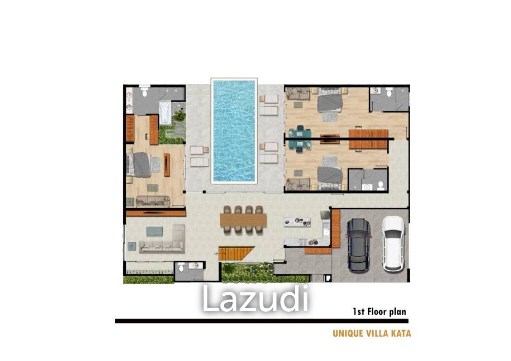 4 Bed 5 Bath 330 SQ.M The Unique Villa Kata