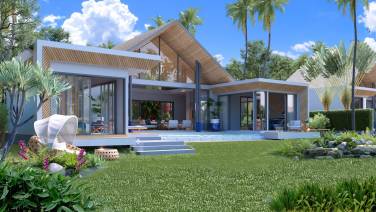 3 Bed 3 Bath 215.30 SQ.M Blue Peak Pool Villa@Pa klok