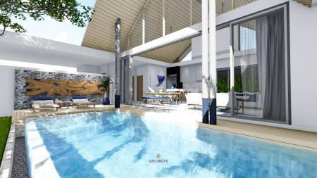 3 Bed 3 Bath 215.30 SQ.M Blue Peak Pool Villa@Pa klok