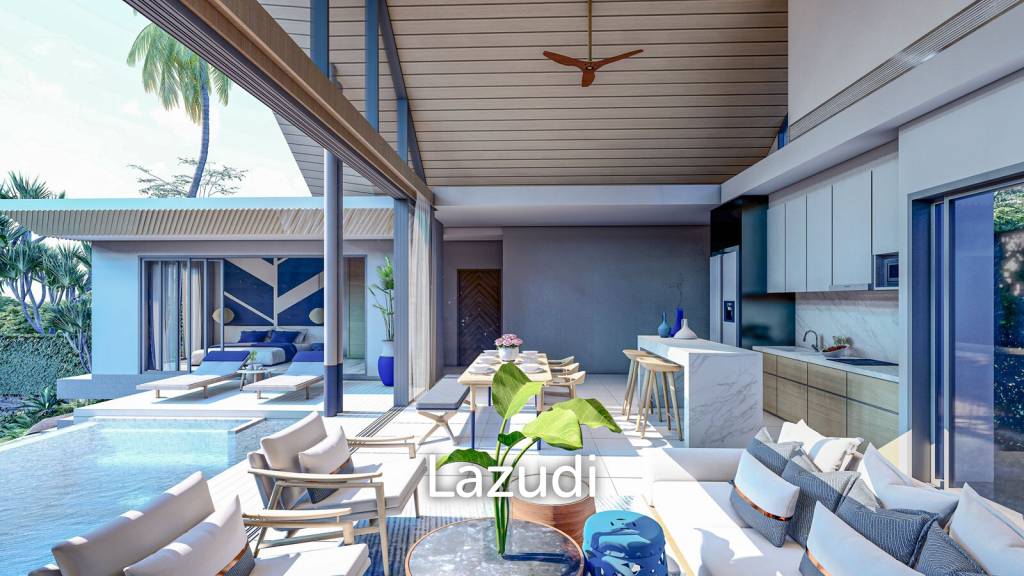 3 Bed 3 Bath 215.30 SQ.M Blue Peak Pool Villa@Pa klok