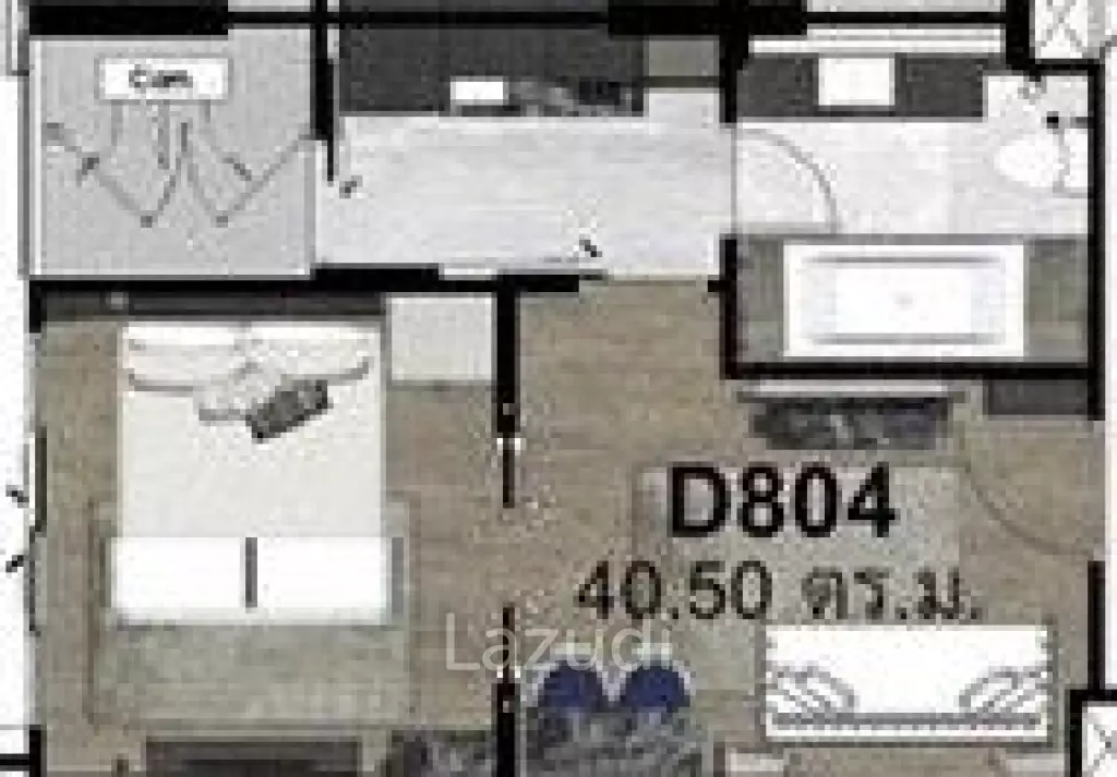 1 Bed 1 Bath 39.76 SQ.M The Erawan Condo