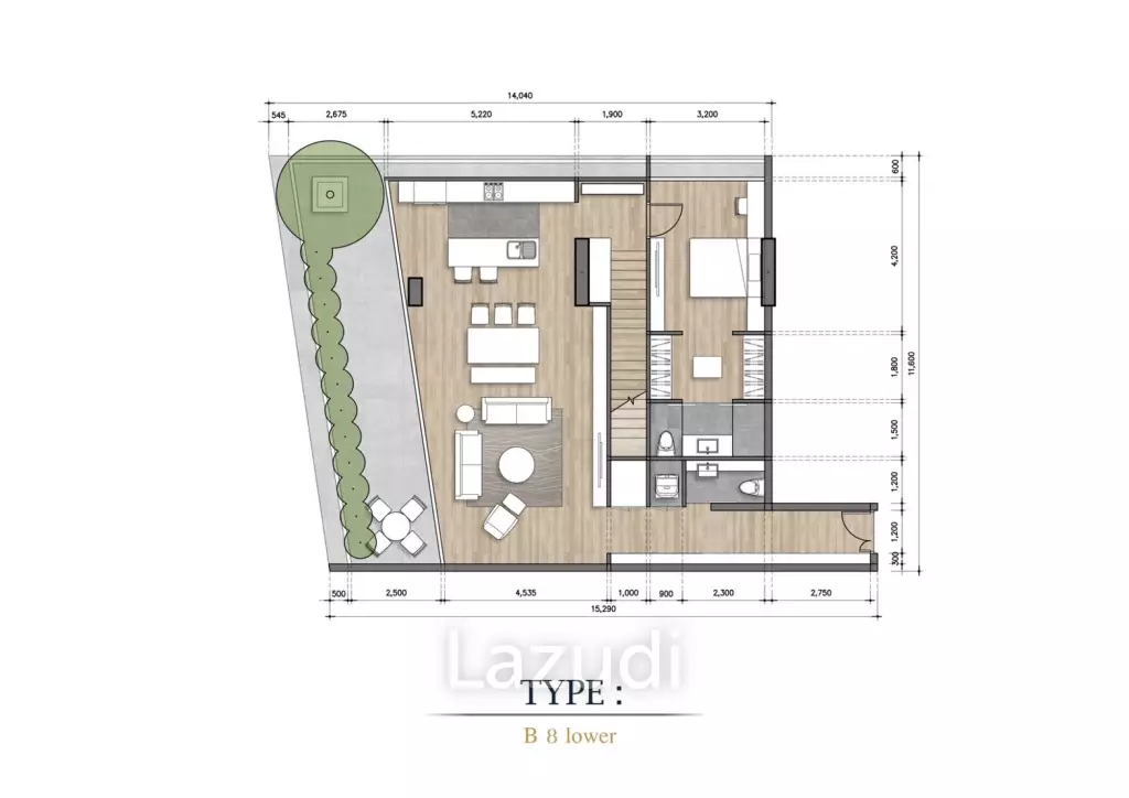 3 Bed 249.93 SQ.M La Citta Delre Thonglor 16