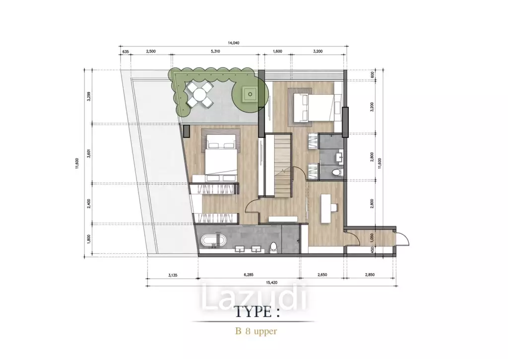 3 Bed 249.93 SQ.M La Citta Delre Thonglor 16