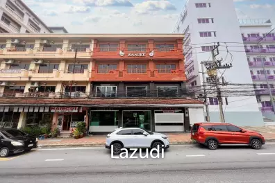 This is a three- storey building four-story property offering a distinct separation for tenants