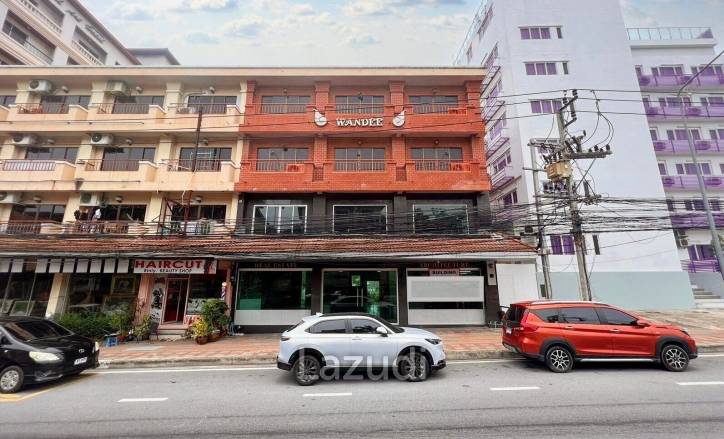 This is a three- storey building four-story property offering a distinct separation for tenants