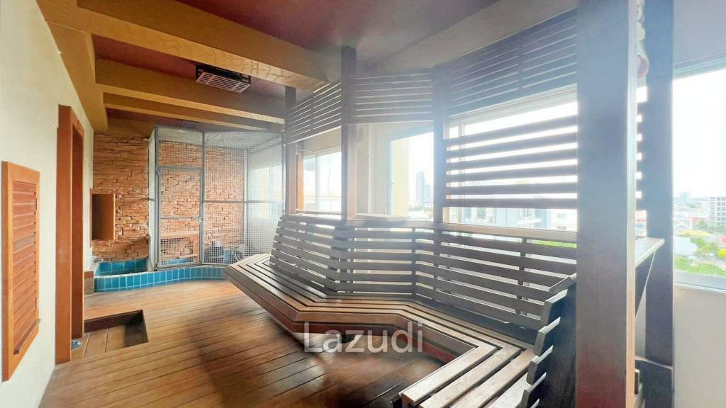 This is a three- storey building four-story property offering a distinct separation for tenants