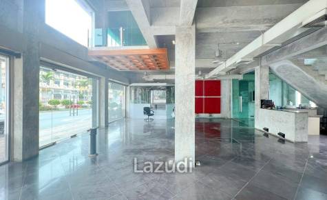 This is a three- storey building four-story property offering a distinct separation for tenants