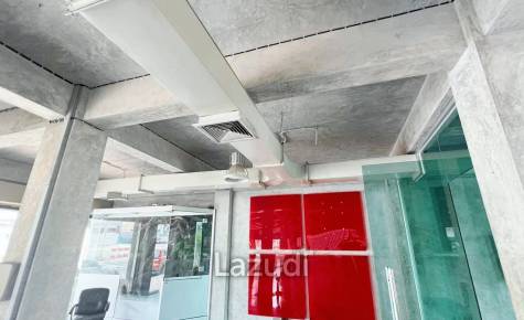 This is a three- storey building four-story property offering a distinct separation for tenants