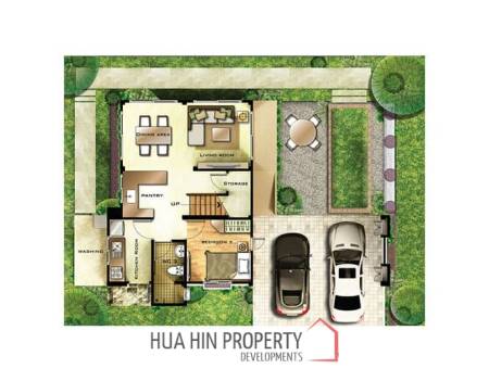 3 Bed 3 Bath 151 SQ.M Boulevard Tuscany Cha Am - Hua Hin