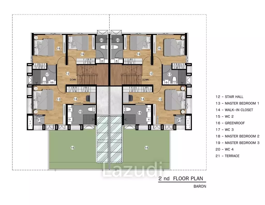 3 Bed 4 Bath 173 SQ.M The Britt Chiangmai