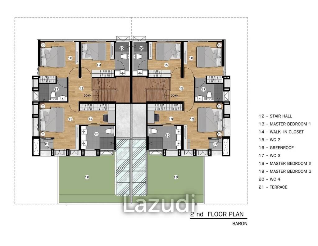 3 Bed 4 Bath 173 SQ.M The Britt Chiangmai