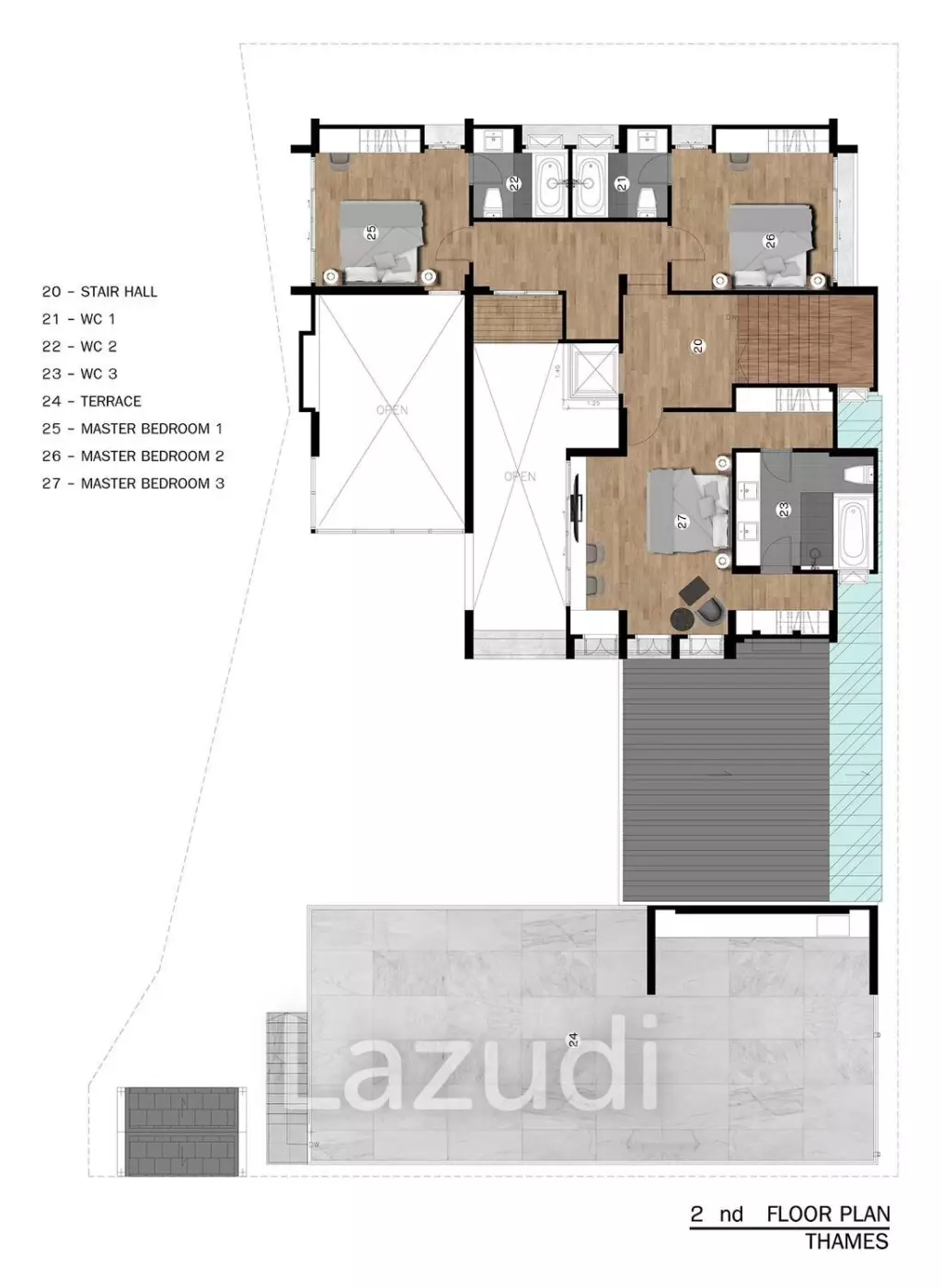 5 Bed 6 Bath 452.8 SQ.M The Britt Chiangmai