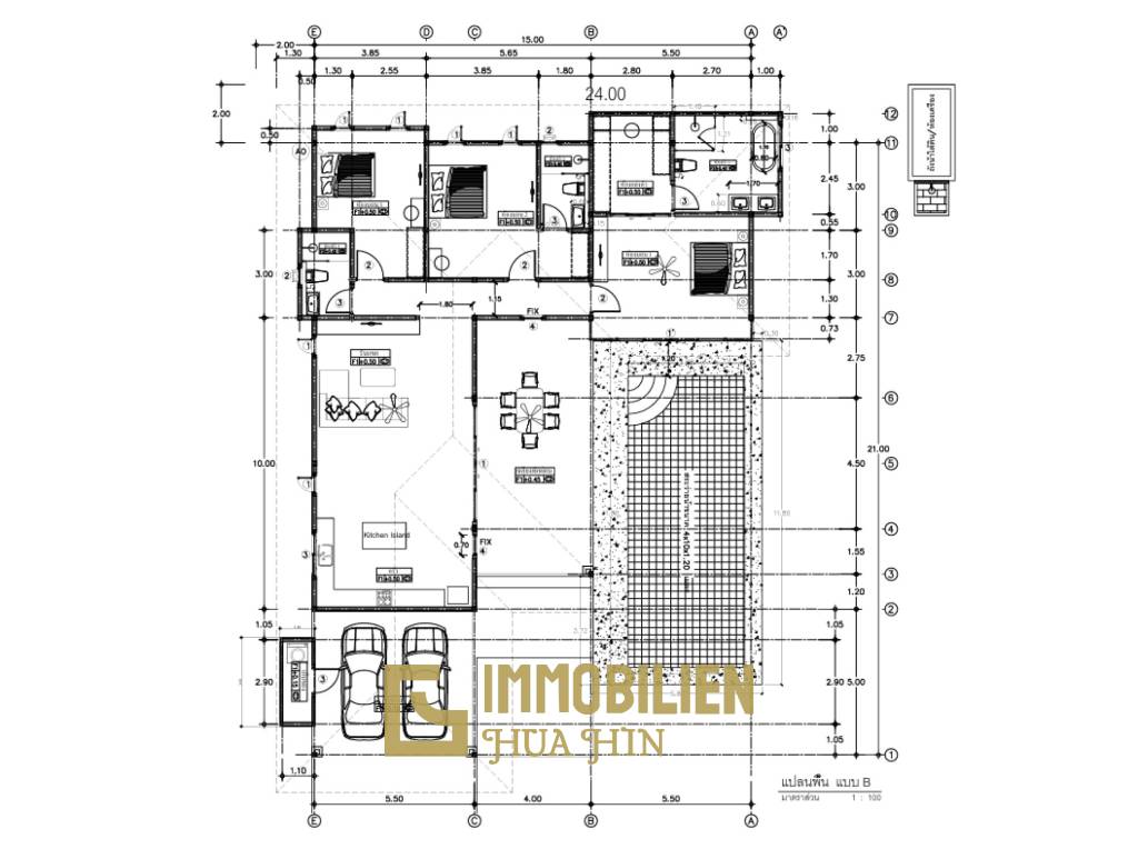 600 Kvm 3 Seng 3 Bad Villa for Salg