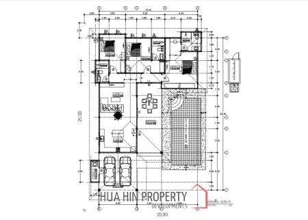 3 Bed 3 Bath 194.13 SQ.M Aria 3 Hua Hin