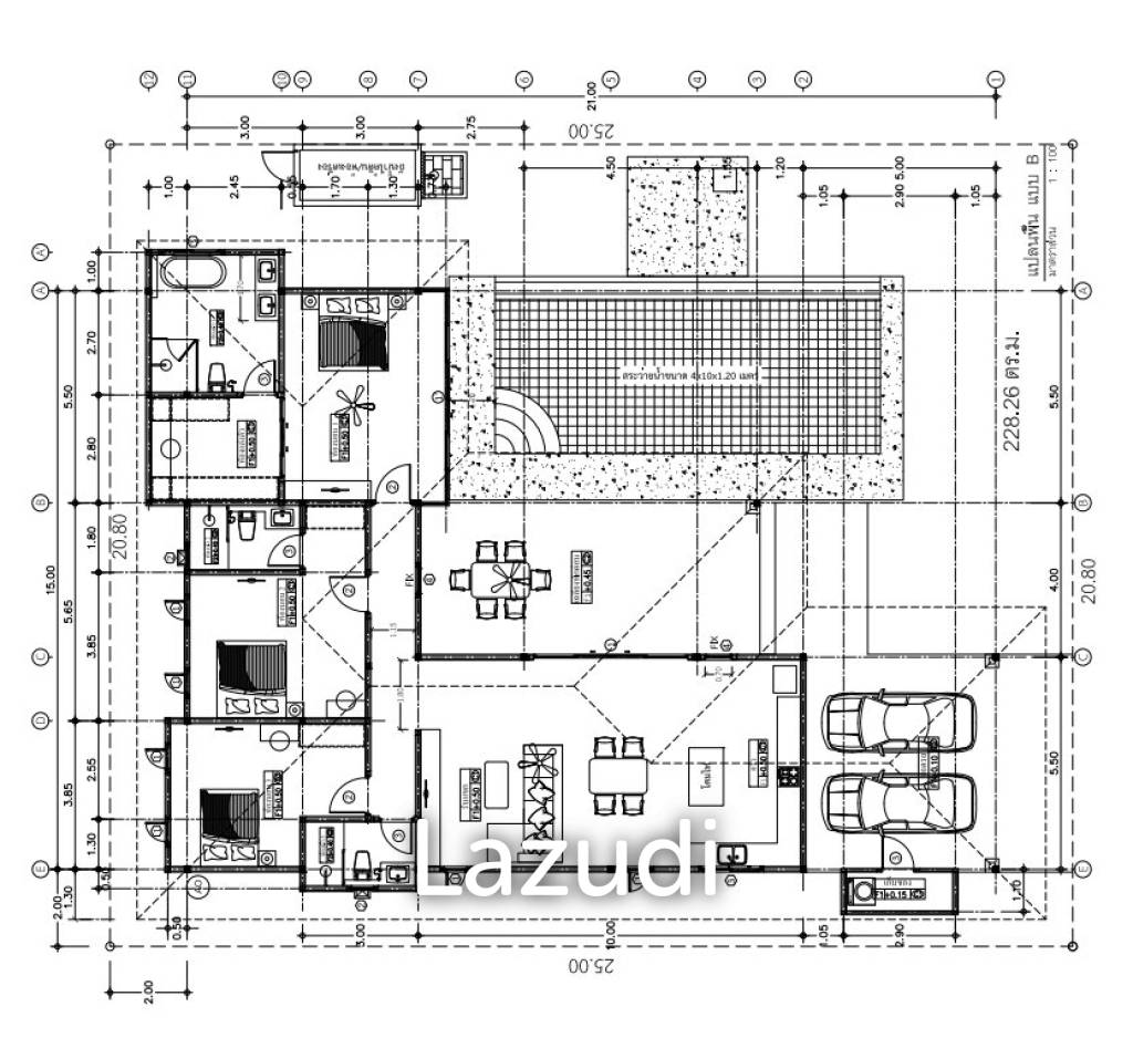 3 Bed 3 Bath 228.26 SQ.M Aria 3 Hua Hin