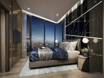 2 bed 45.45 SQM, The Tree Sukhumvit - Rama 4