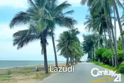 5 Rai, Beachfront Land in Pranburi