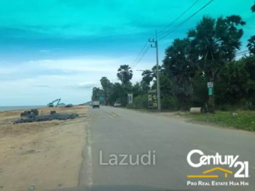 5 Rai, Beachfront Land in Pranburi