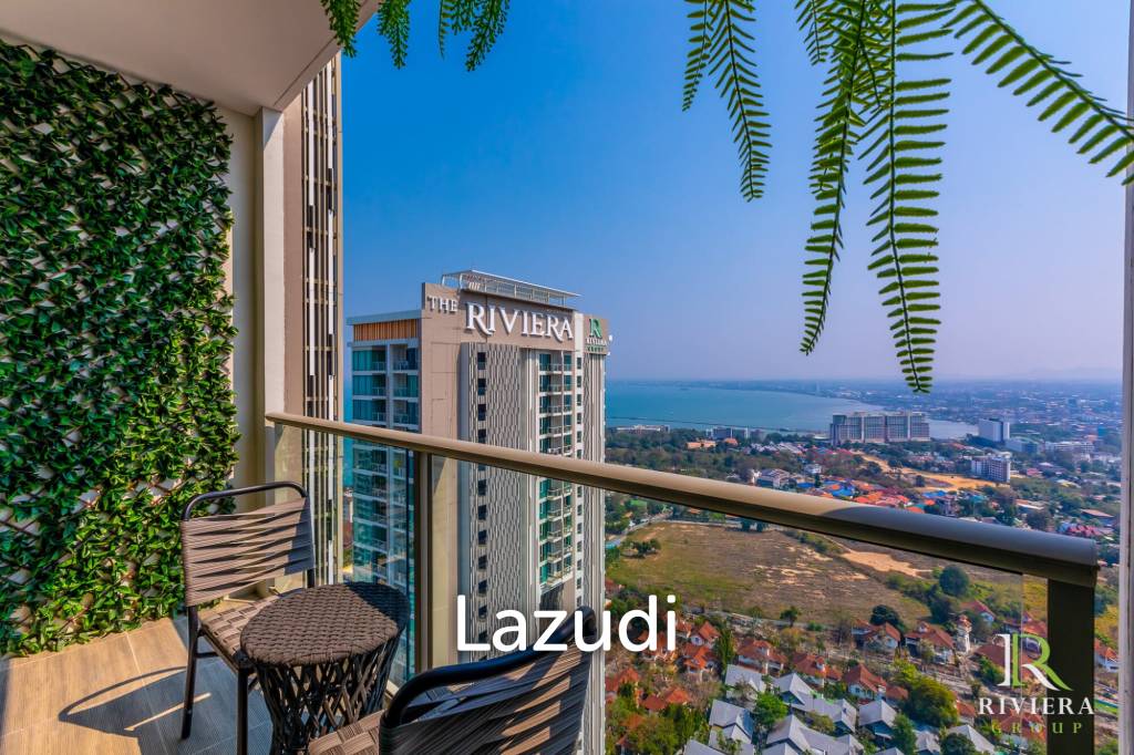 1 Bed 1 Bath 35 SQ.M The Riviera Wongamat Beach