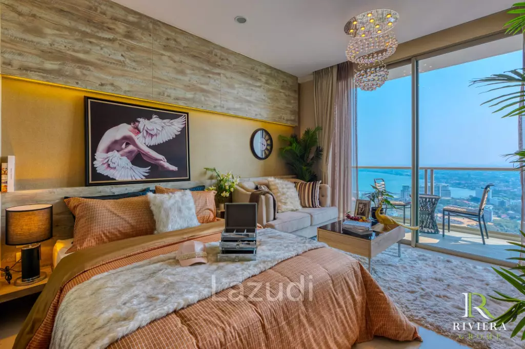 1 Bed 1 Bath 35 SQ.M The Riviera Wongamat Beach
