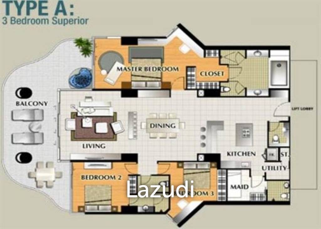 Na Jomtien La Royale Beach Condo for Sale