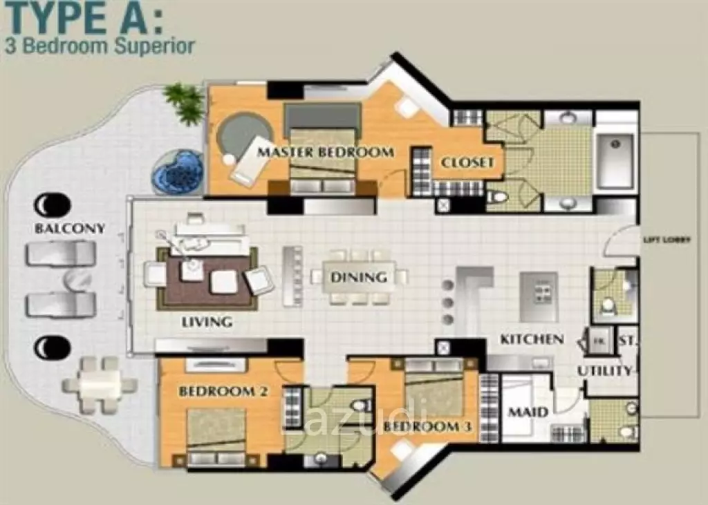 Na Jomtien La Royale Beach Condo for Sale