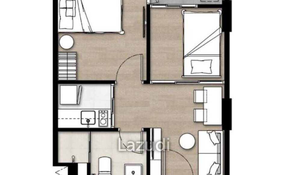 2 Bed 1 Bath 33.9 SQ.M The Origin Kathu – Patong