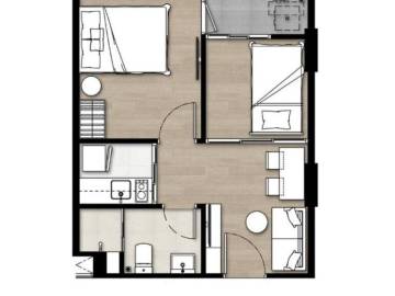 2 Bed 1 Bath 33.9 SQ.M The Origin Kathu – Patong