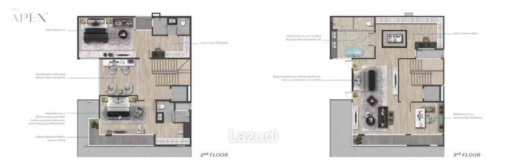 3 Bed 6 Bath 434 SQ.M ARTALE Asoke - Rama 9