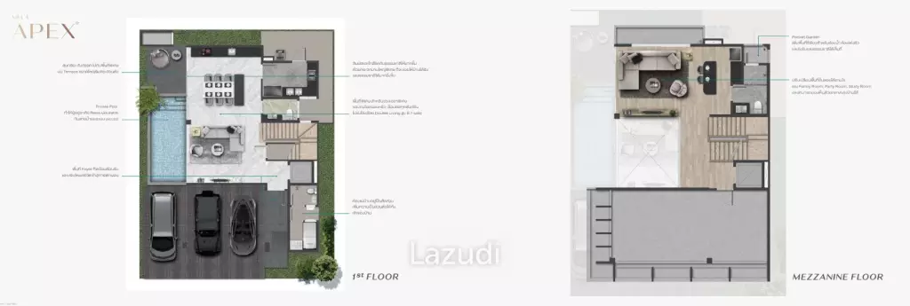 3 Bed 6 Bath 434 SQ.M ARTALE Asoke - Rama 9